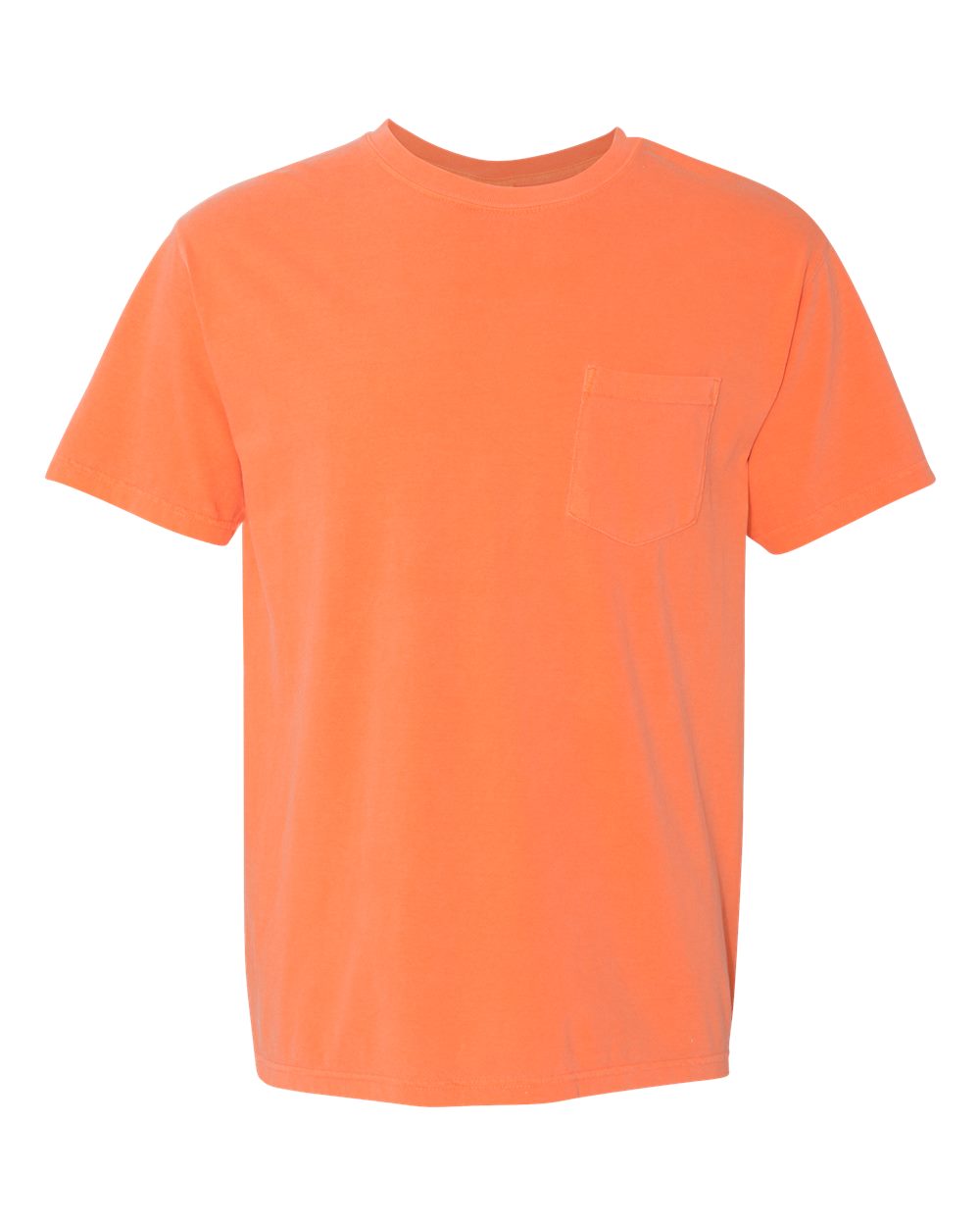 000444 Comfort Colors® Garment-Dyed Heavyweight Pocket T-Shirt