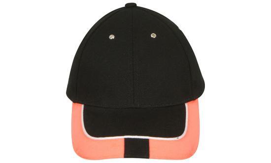 Brushed Heavy Cotton Cap w/Reflective Trim & Tab on Peak