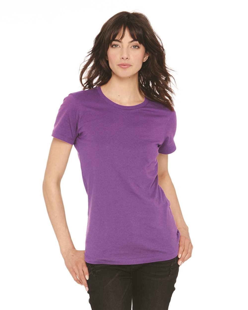 Next Level Women's Cotton Short Sleeve Boyfriend Crew T-Shirt