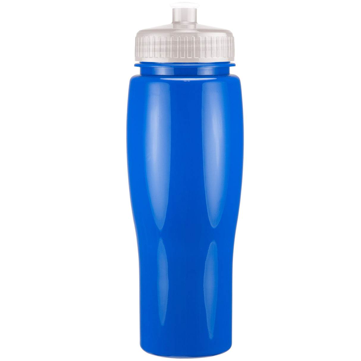 24 Oz. Contour Bottle w/ Push Pull Lid - Solid Colors