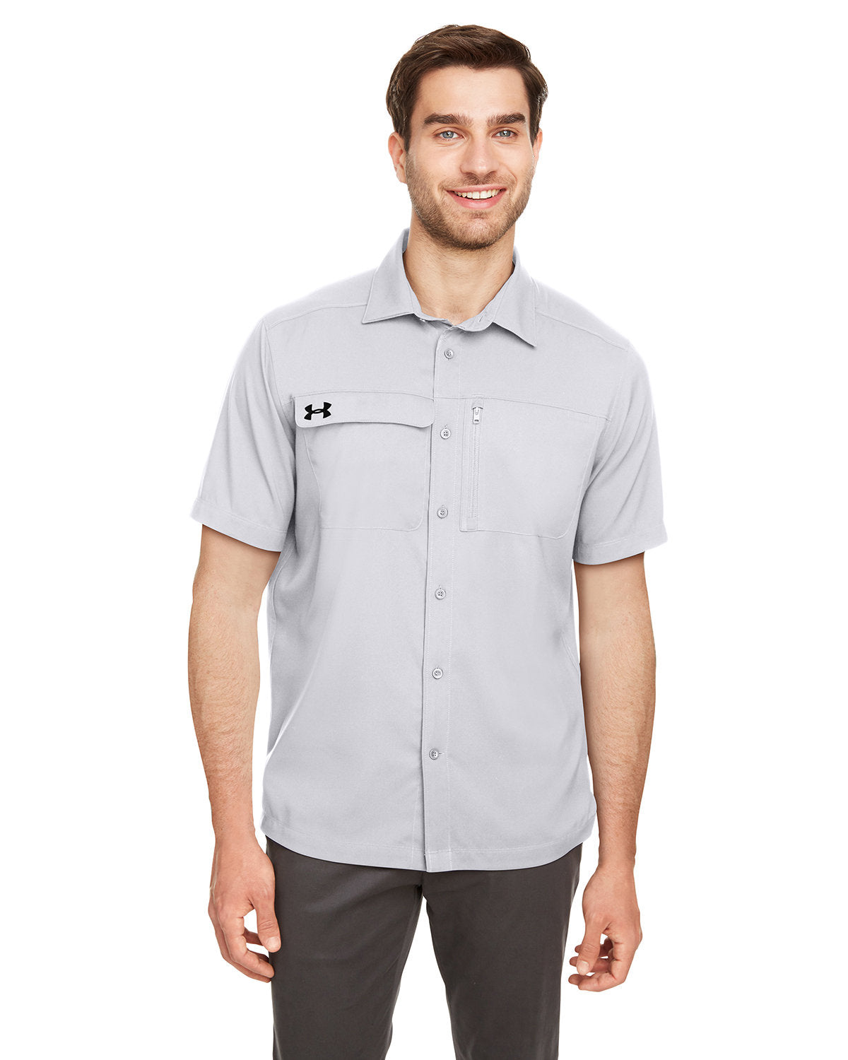UNDER ARMOUR Men's Motivate Coach Woven Shirt