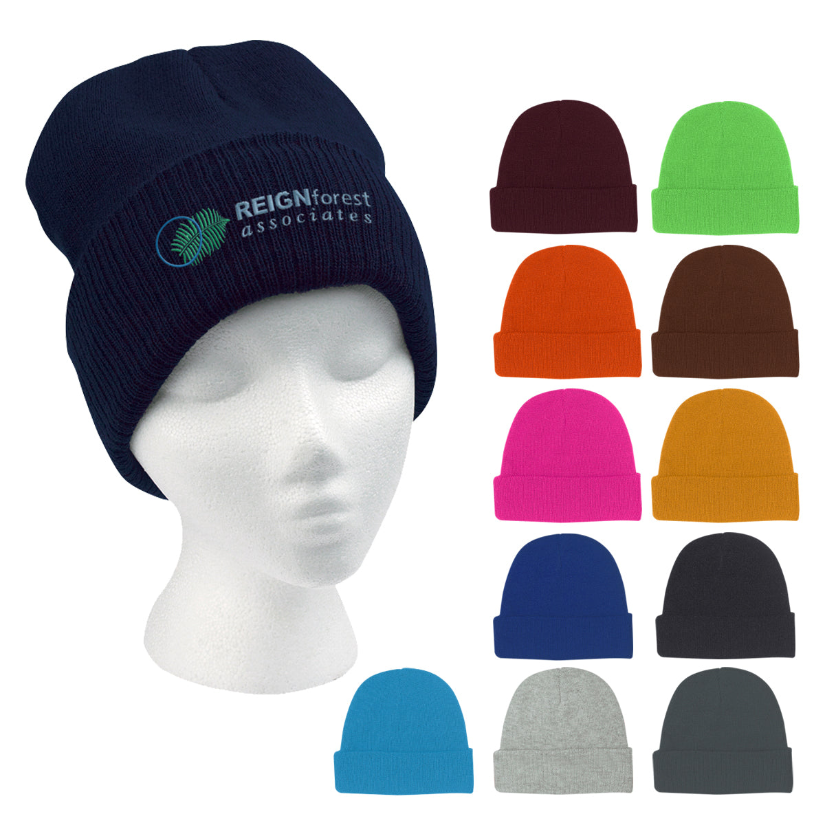 Knit Beanie With Cuff