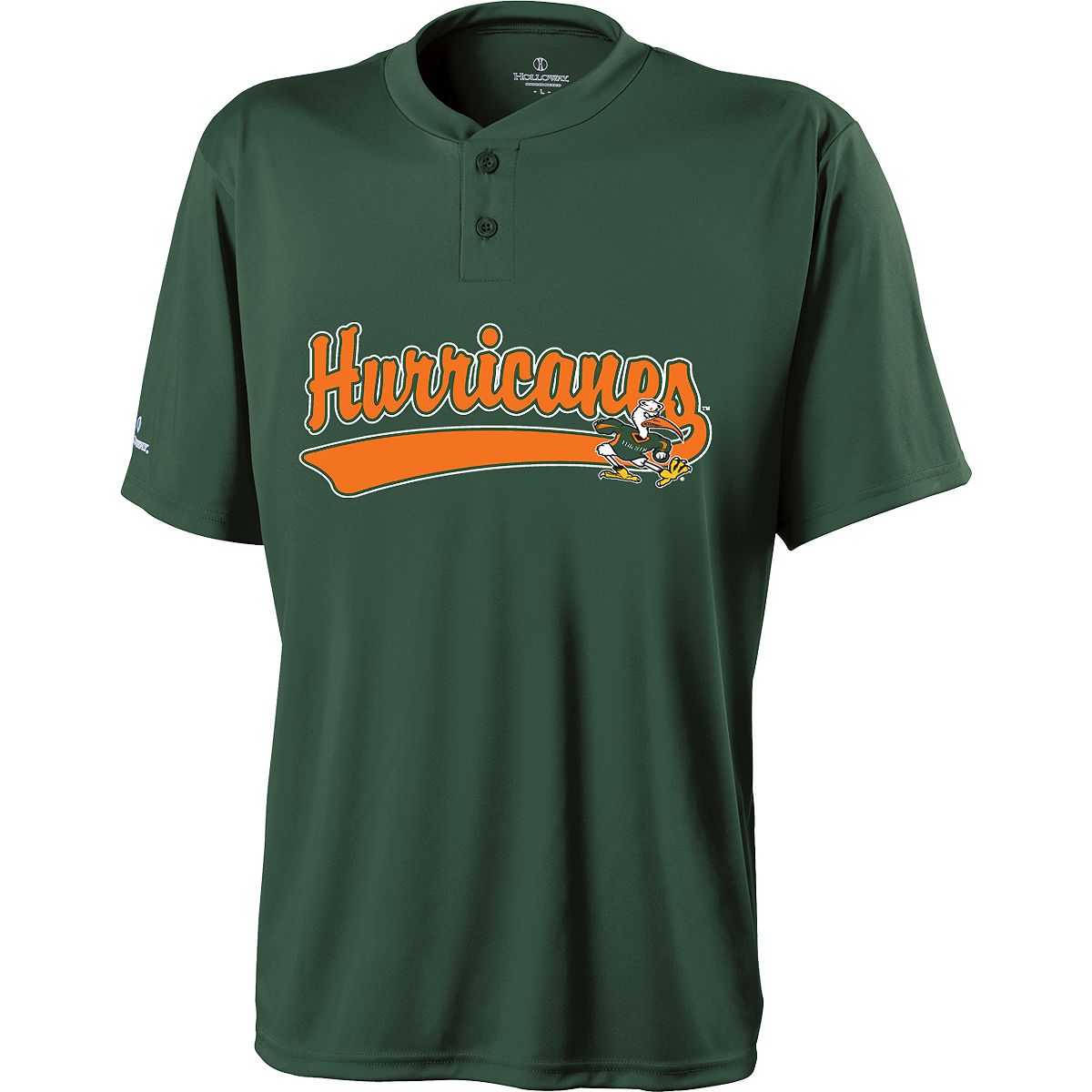 Holloway Sportswear Collegiate Adult Ball Park Jersey - Miami Hurricanes
