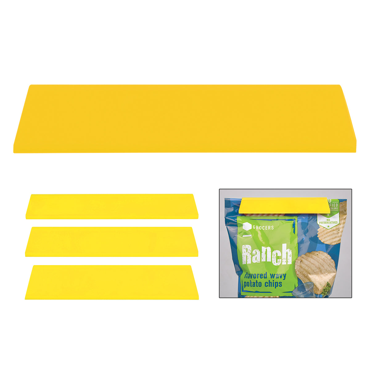 Slip-n-seal 3 Piece Bag Clip Set