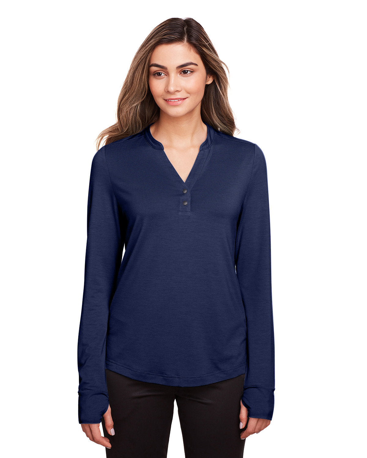 NORTH END Ladies' JAQ Snap-Up Stretch Performance Pullover