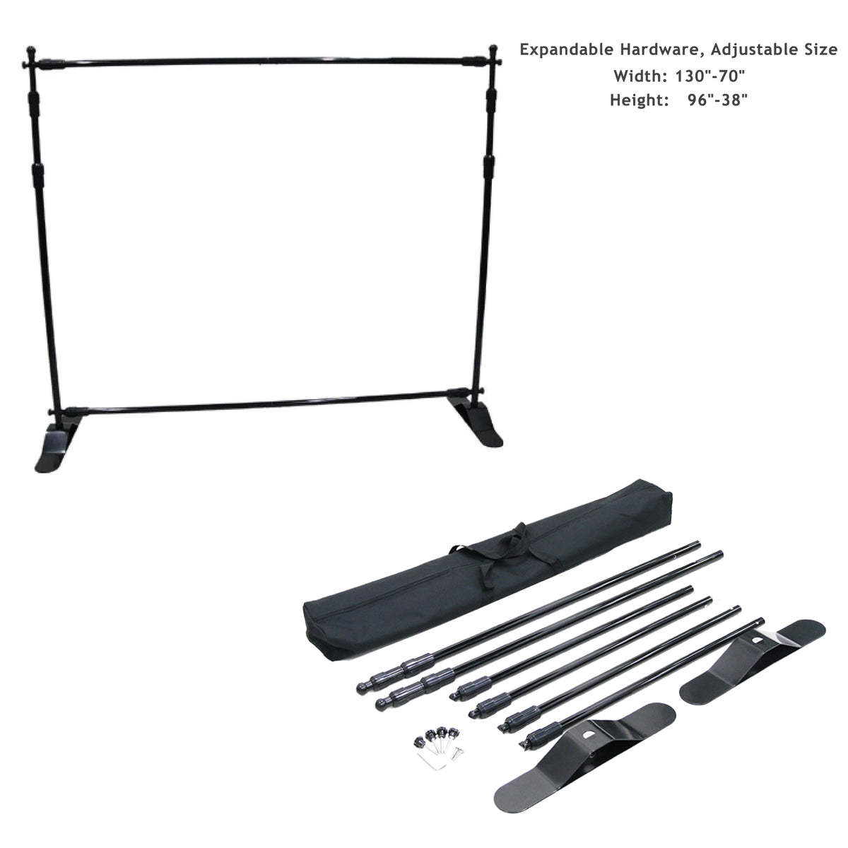 Business 8' Backdrop, Media Wall, with Full Color Graphics, Photos, NO SETUP CHARGE