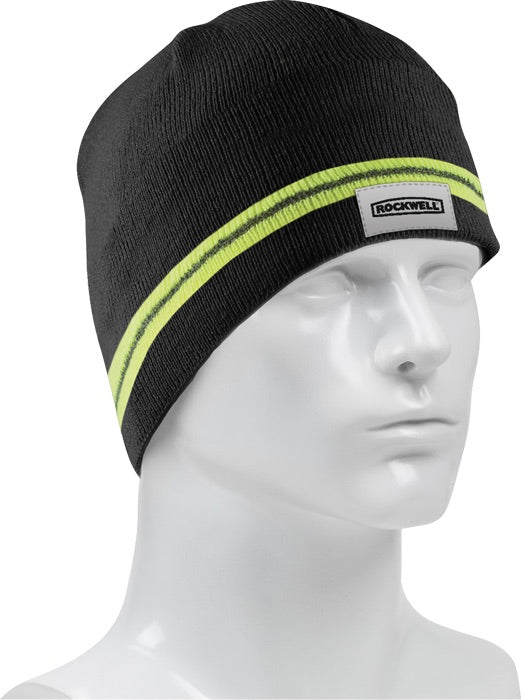 Winter Beanie with Reflective Stripe