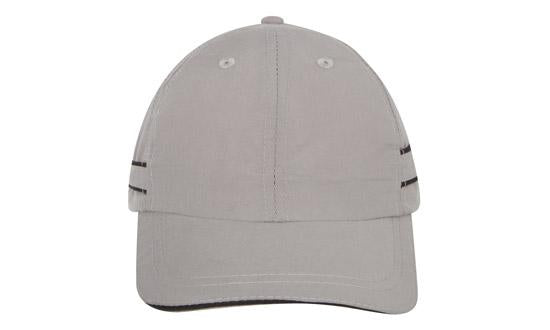 Microfiber Sports Cap w/Piping & Sandwich