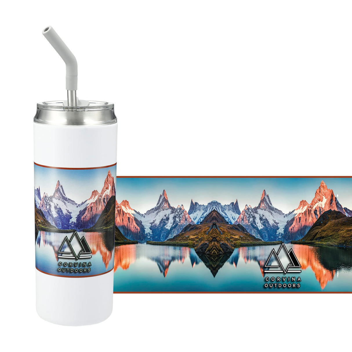 Marka Copper Vac Tumbler w/ SS straw 20oz