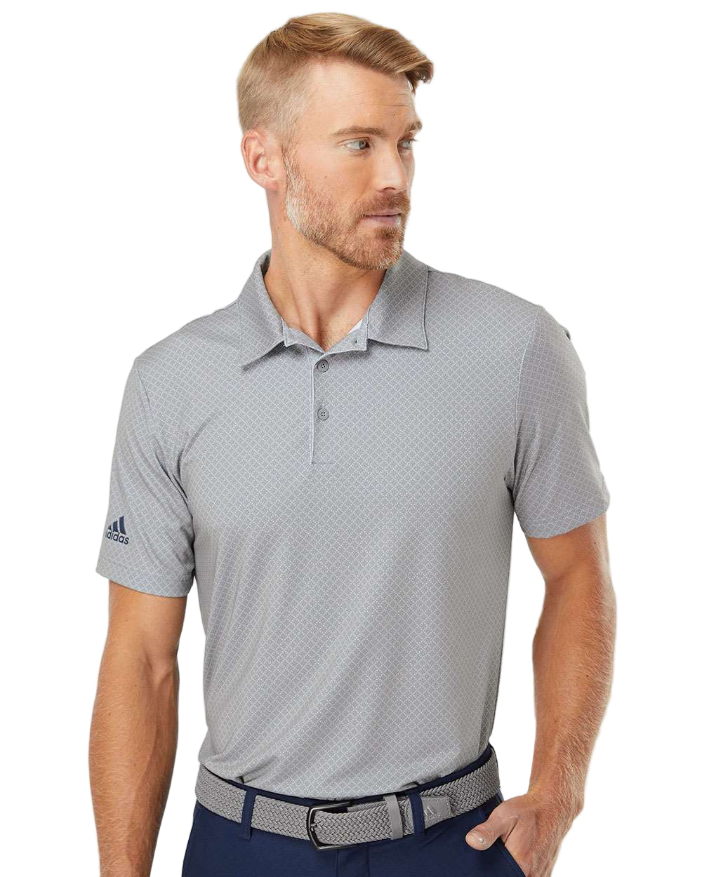 Adidas Diamond Dot Print Polo