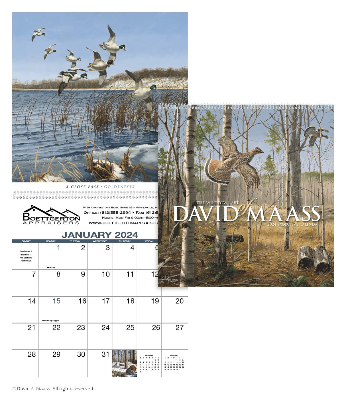 David Maass Executive Calendar