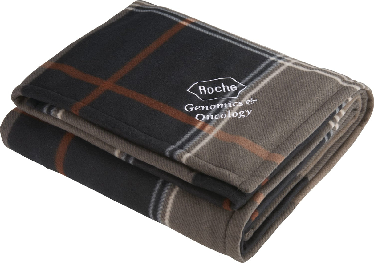 Plaid Fleece Sherpa Blanket