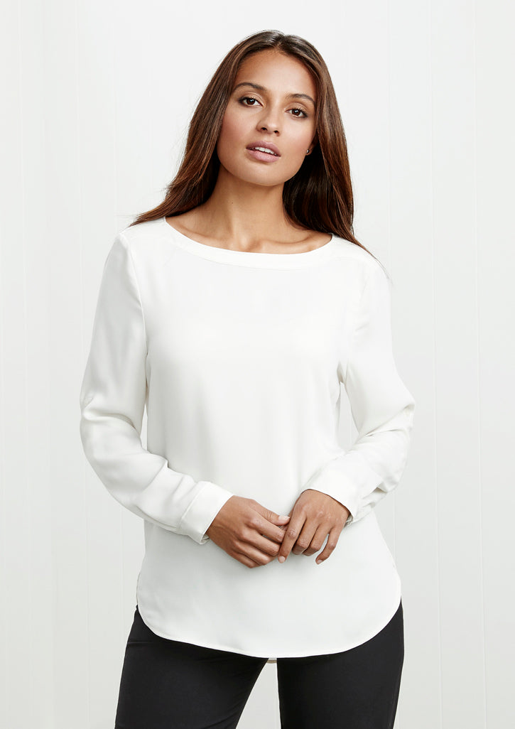 Madison Ladies Boatneck Shirt