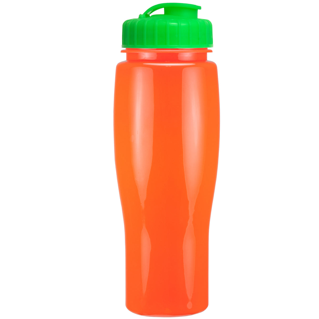 24 Oz. Contour Bottle w/ Flip Top Lid - Solid Colors