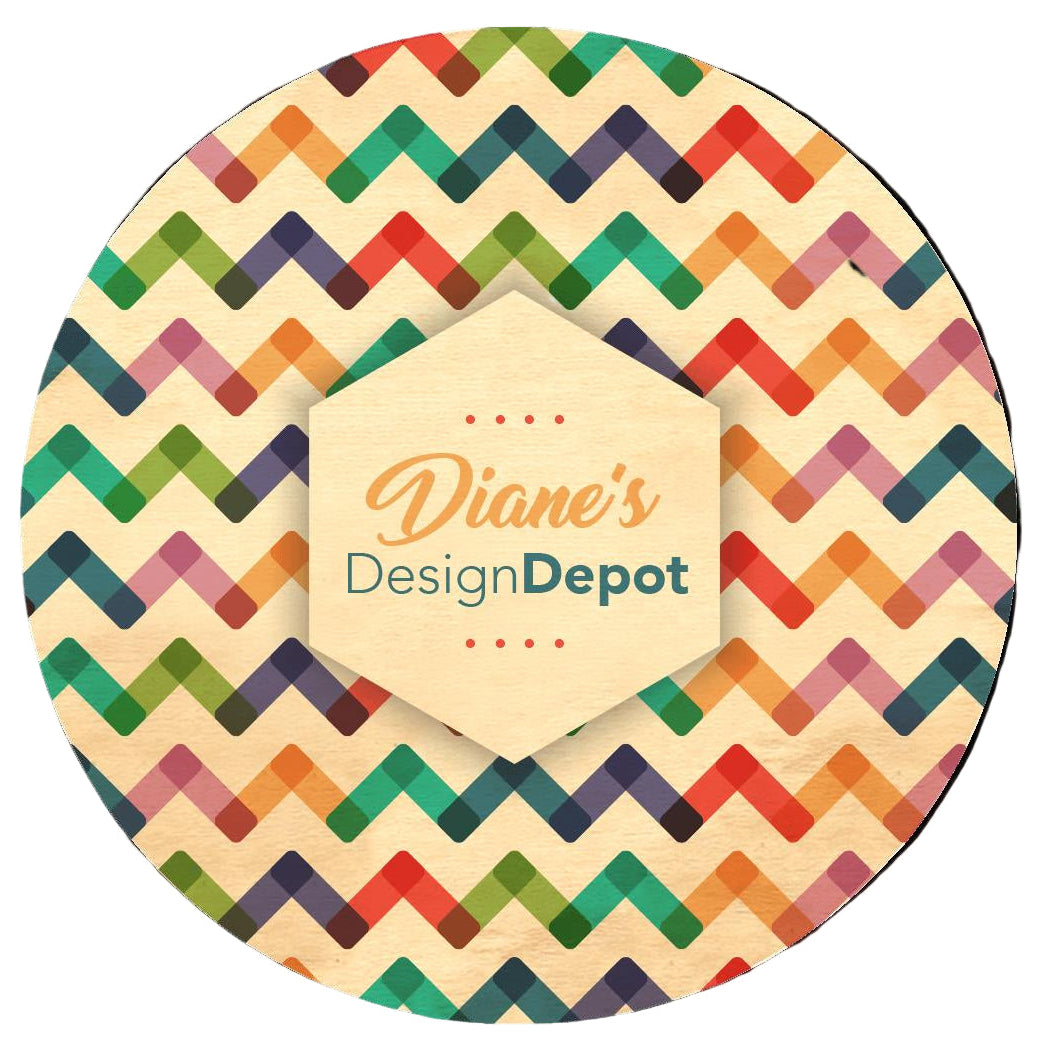 3.5" Round Wood Coaster