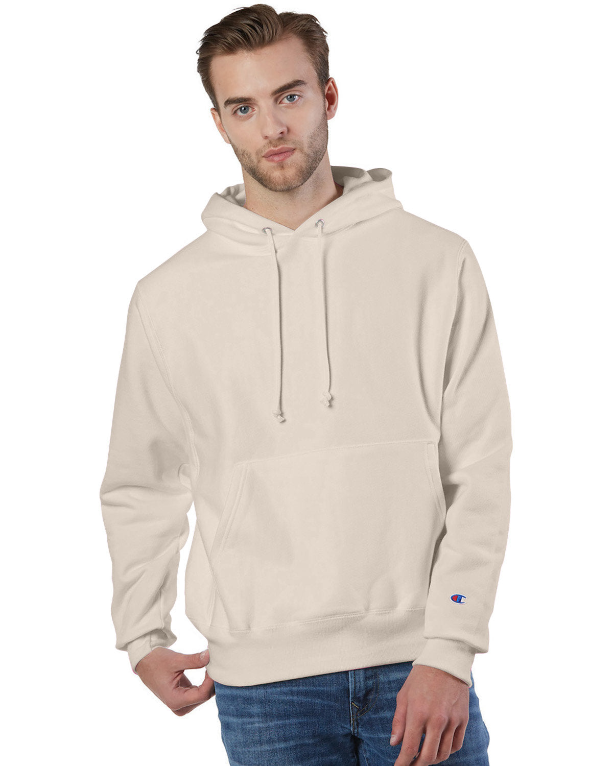 000117 Champion Reverse Weave® Pullover Hooded Sweatshirt