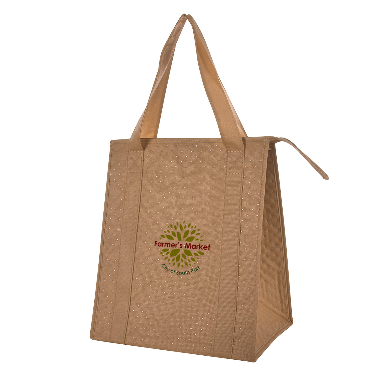 Dimples Non-woven Cooler Tote Bag