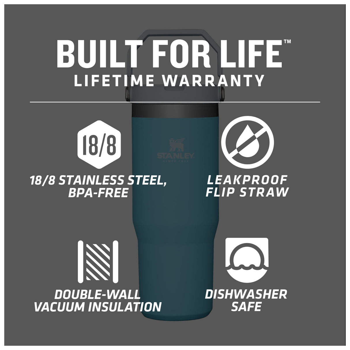 Stanley IceFlow Flip Straw Tumbler 30oz