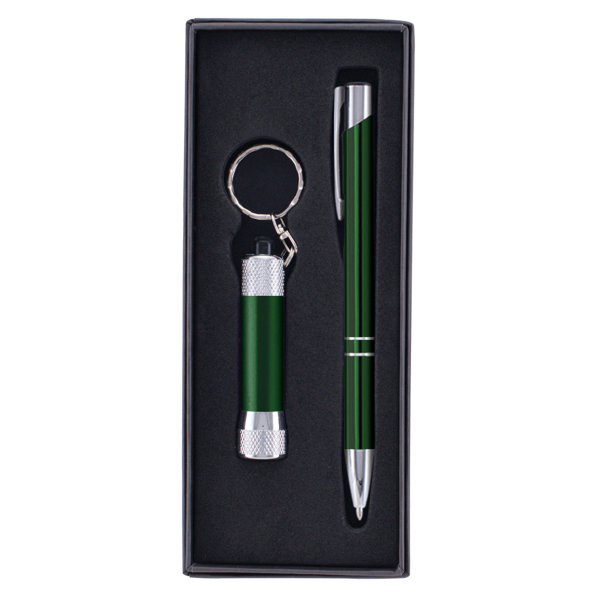 Tres-Chic & Chroma - ColorJet - Full Color Metal Pen & Flashlight Gift Set