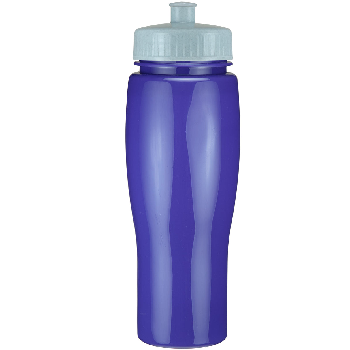 24 Oz. Contour Bottle w/ Push Pull Lid - Solid Colors