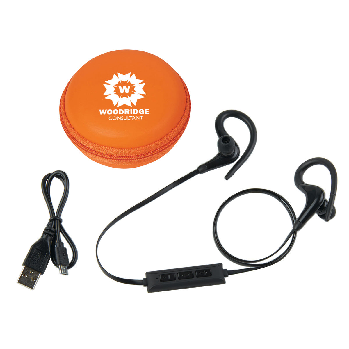 Wireless Earbuds In Travel Case