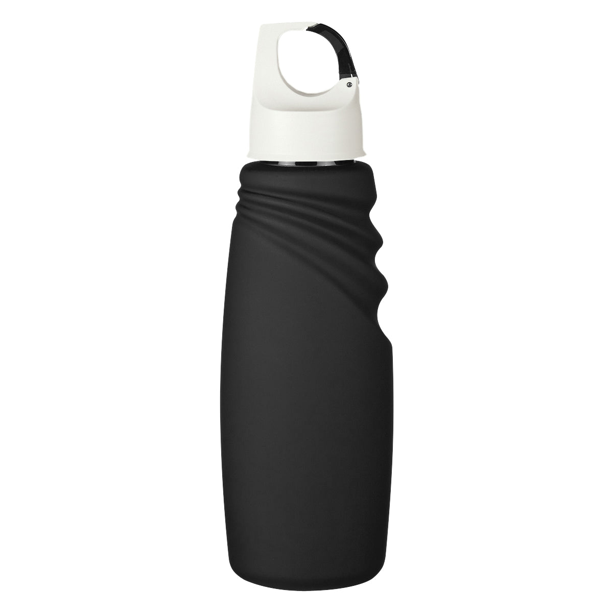 24 Oz. Matte Finish Crest Carabiner Sports Bottle