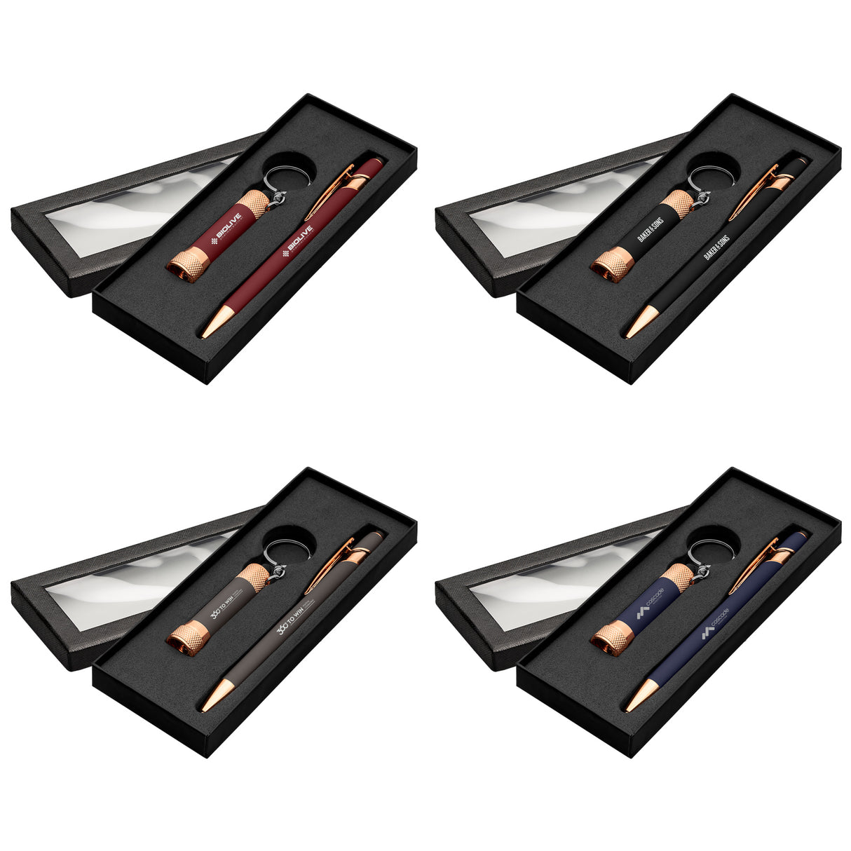 Ellipse & Chroma Softy Rose Gold Classic Window Gift Set