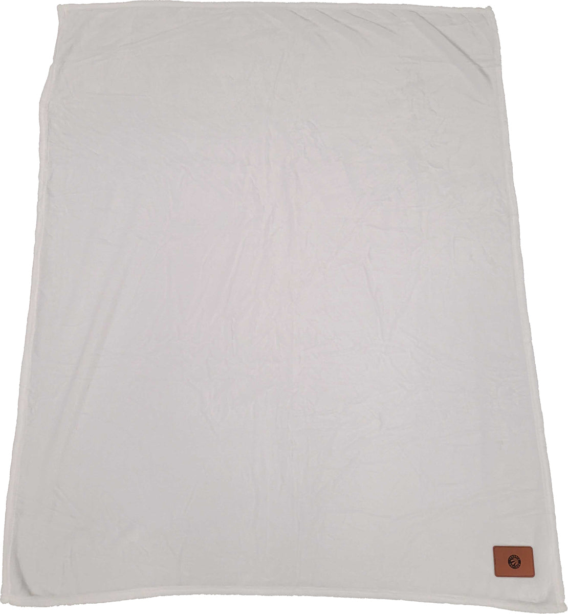 24 Hr Express Ship - Plush and Cozy Mink Flannel Fleece Blanket, 50x60, with Lasered logo patch