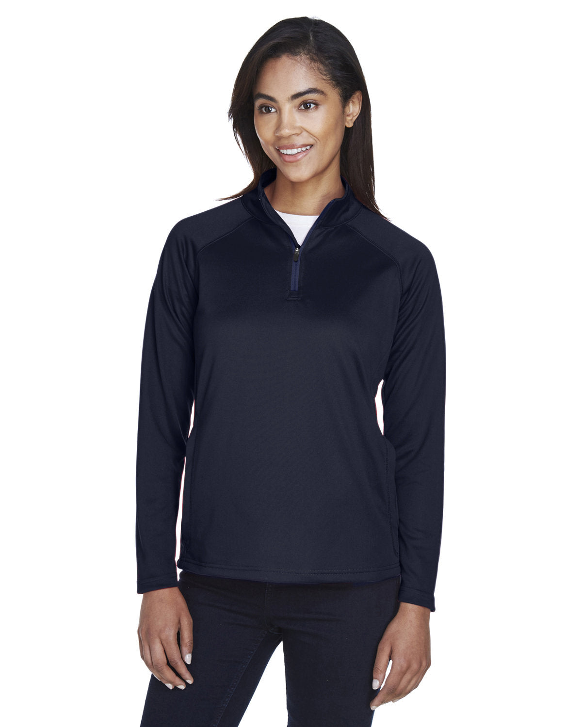 DEVON AND JONES Ladies' Stretch Tech-Shell® Compass Quarter-Zip