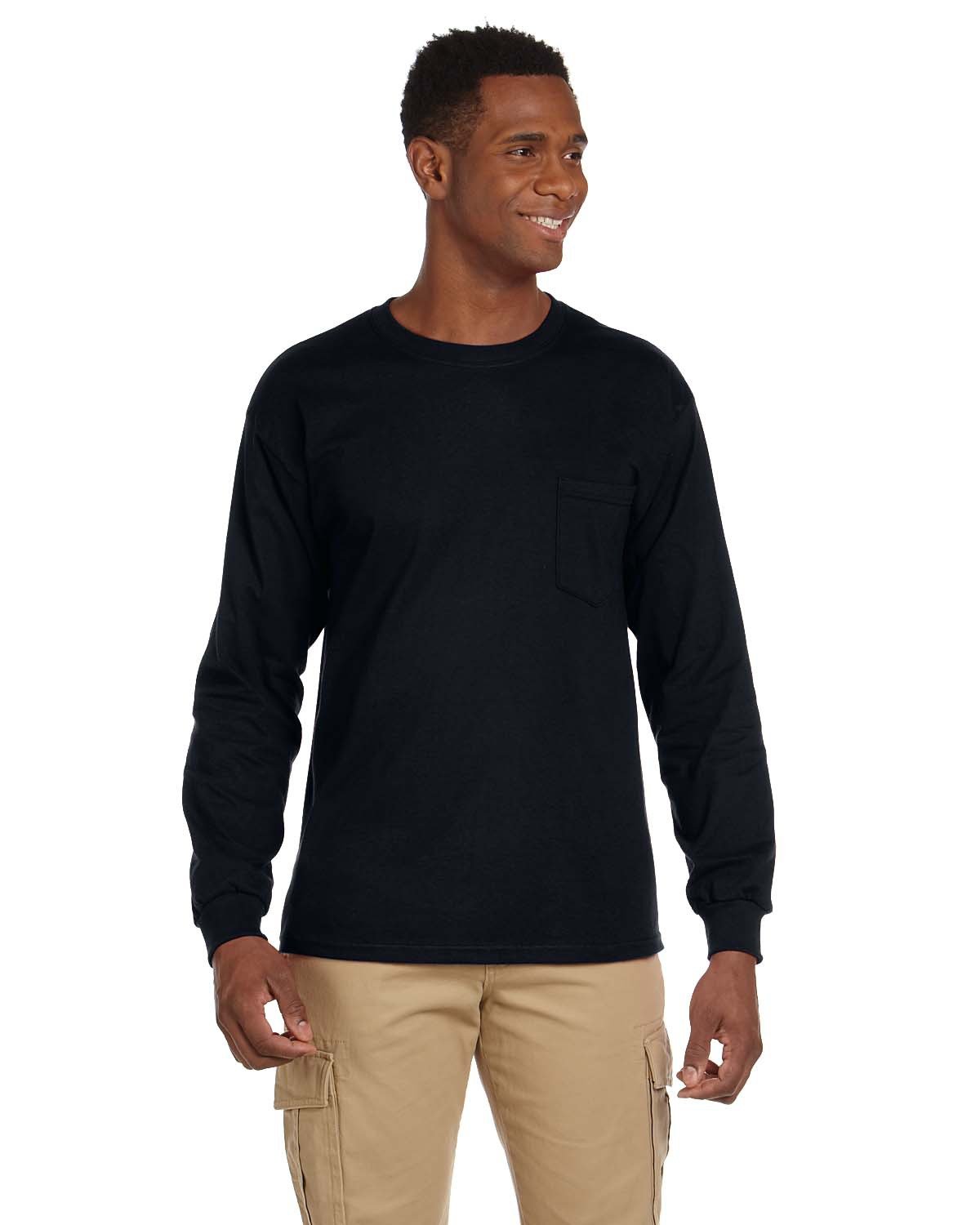 Gildan Adult Ultra Cotton® Long-Sleeve Pocket T-Shirt