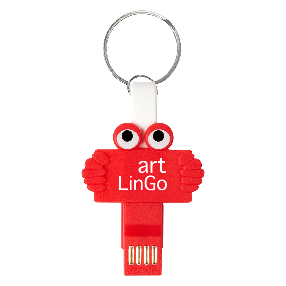 Clipster Buddy 3-In-1 Charging Cable Key Ring