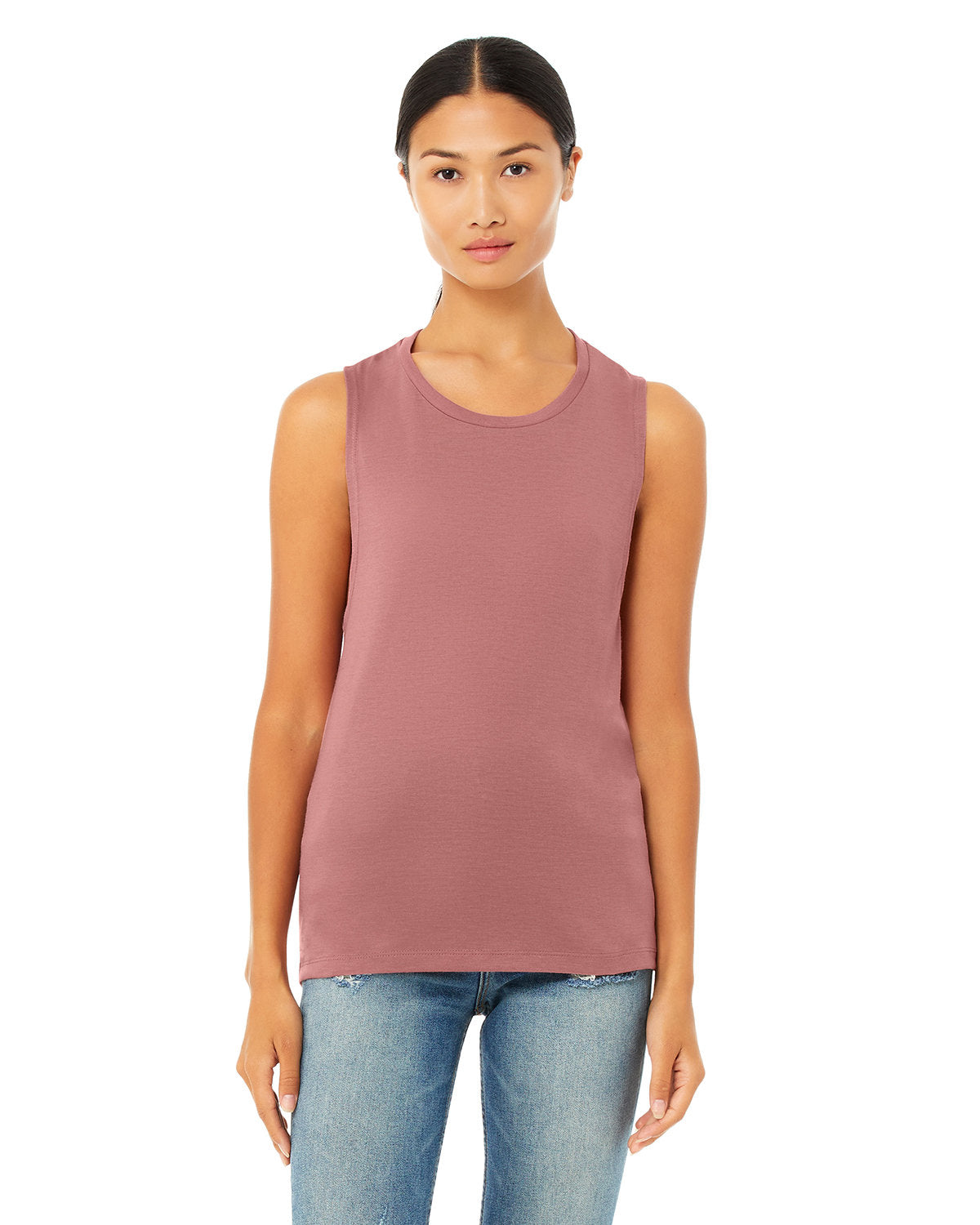 BELLA+CANVAS Ladies' Flowy Scoop Muscle Tank
