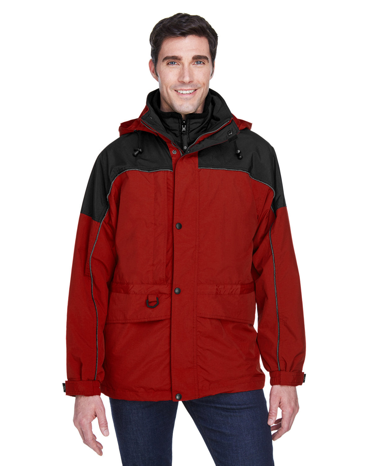 NORTH END Adult 3-in-1 Two-Tone Parka
