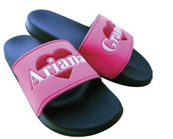 Embossed Custom Hydro Slider Sandals