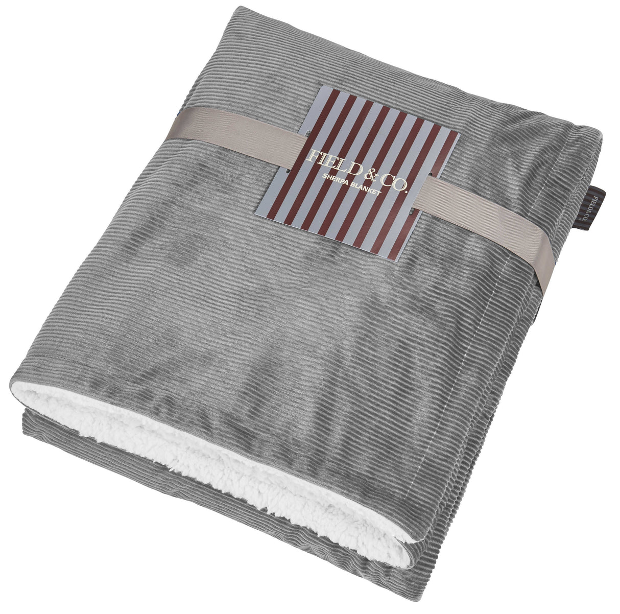 Field and Co.® Corduroy Sherpa Blanket
