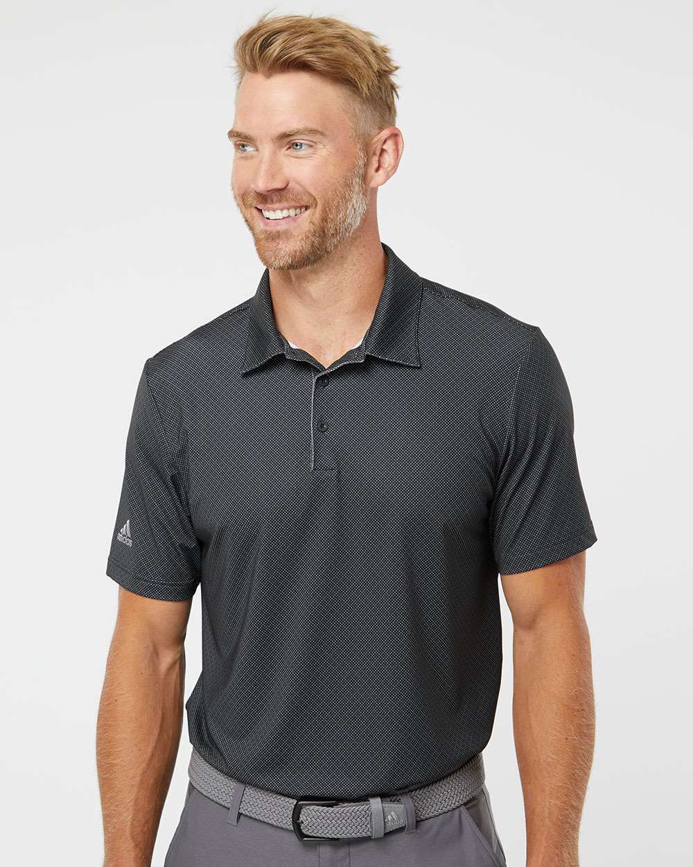 Adidas Diamond Dot Print Polo