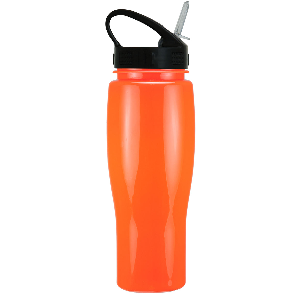 24 Oz. Contour Bottle w/ Sport Sip Lid And Straw - Solid Colors