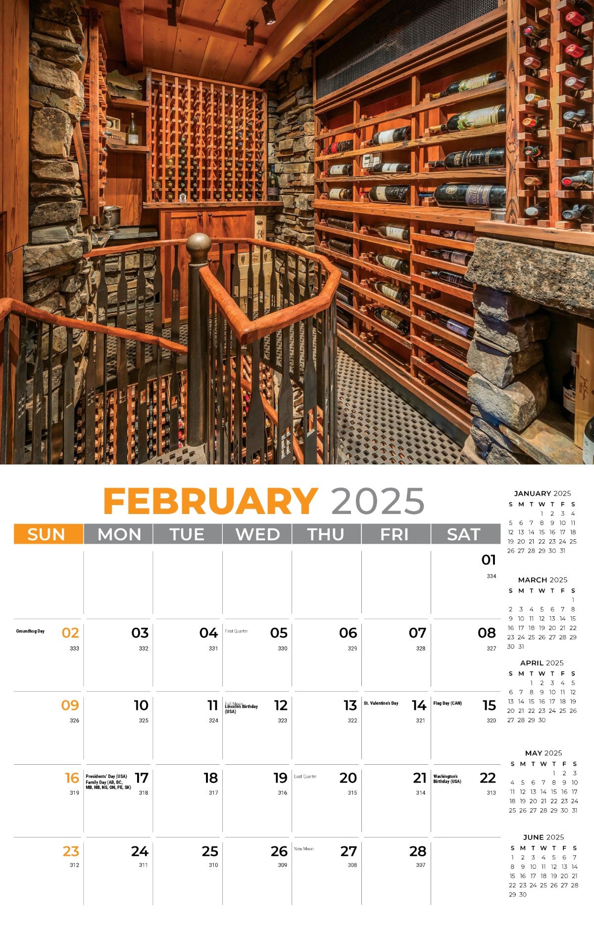 Galleria Wall Calendar 2025 Decor & Design