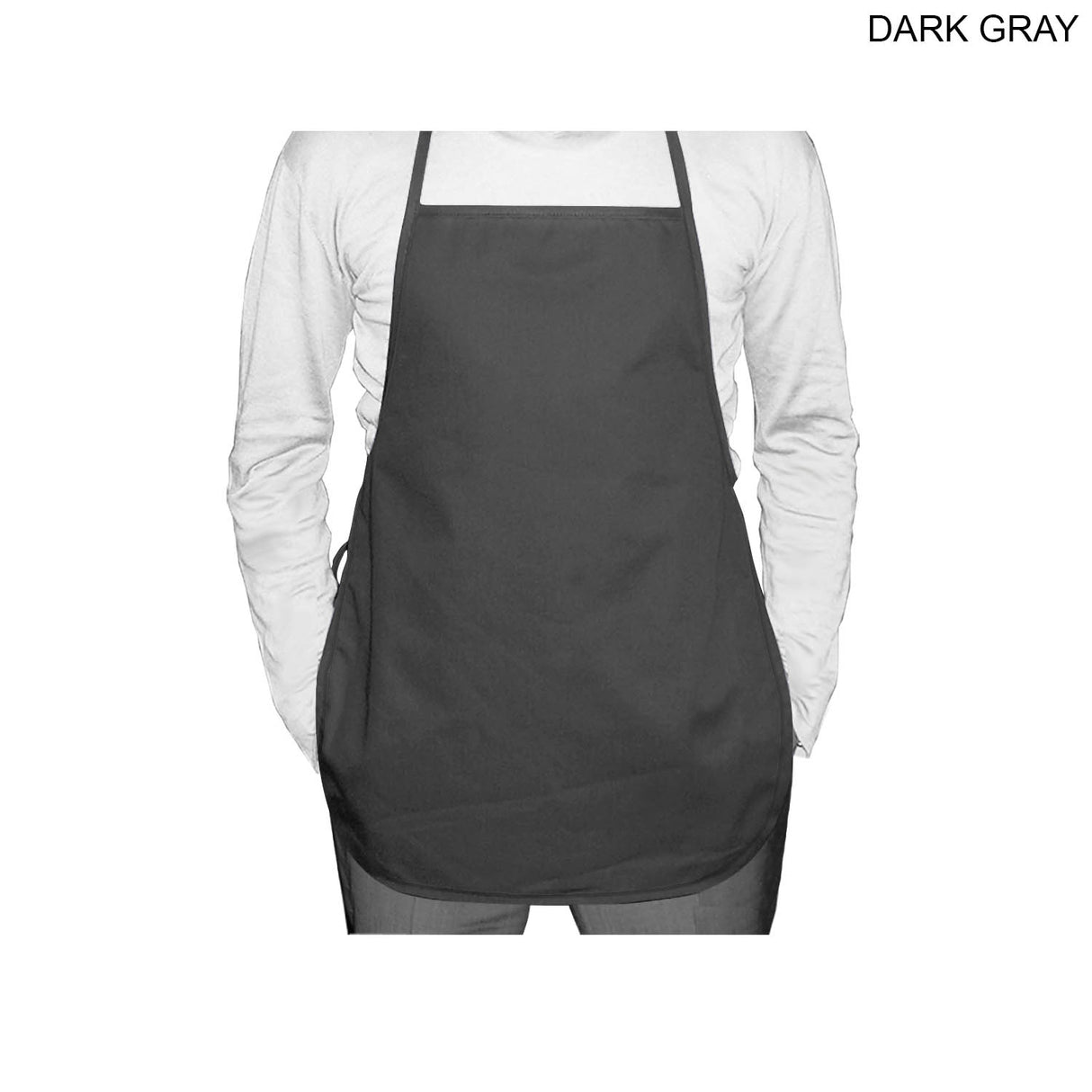 24 Hr Express Ship - Discounted Shorter Length Twill Bib Apron, 19x24, No Pockets