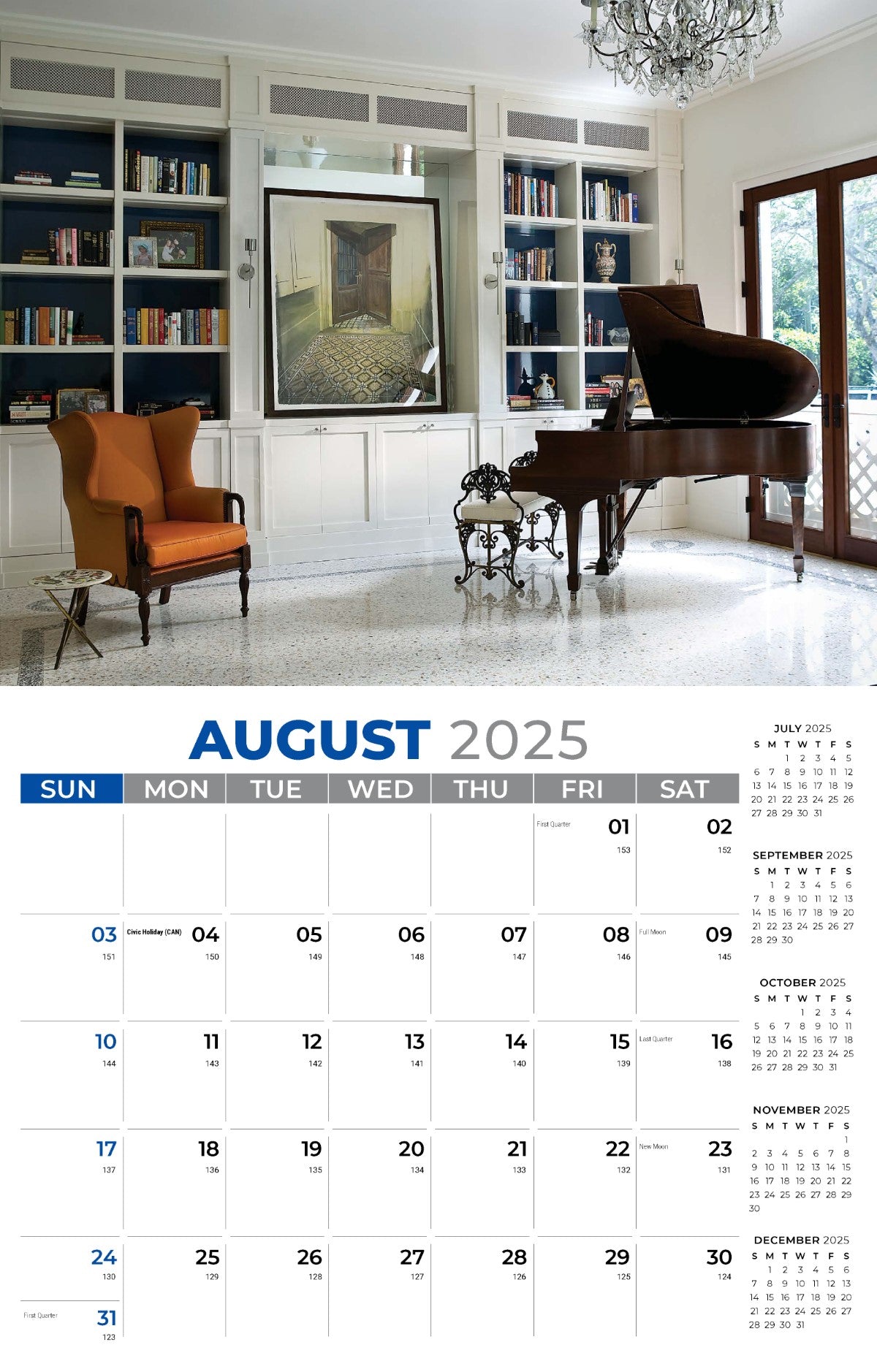 Galleria Wall Calendar 2025 Decor & Design