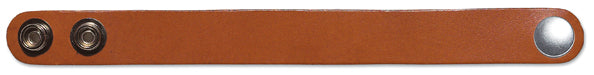 Leather Bracelet tan 0.75"