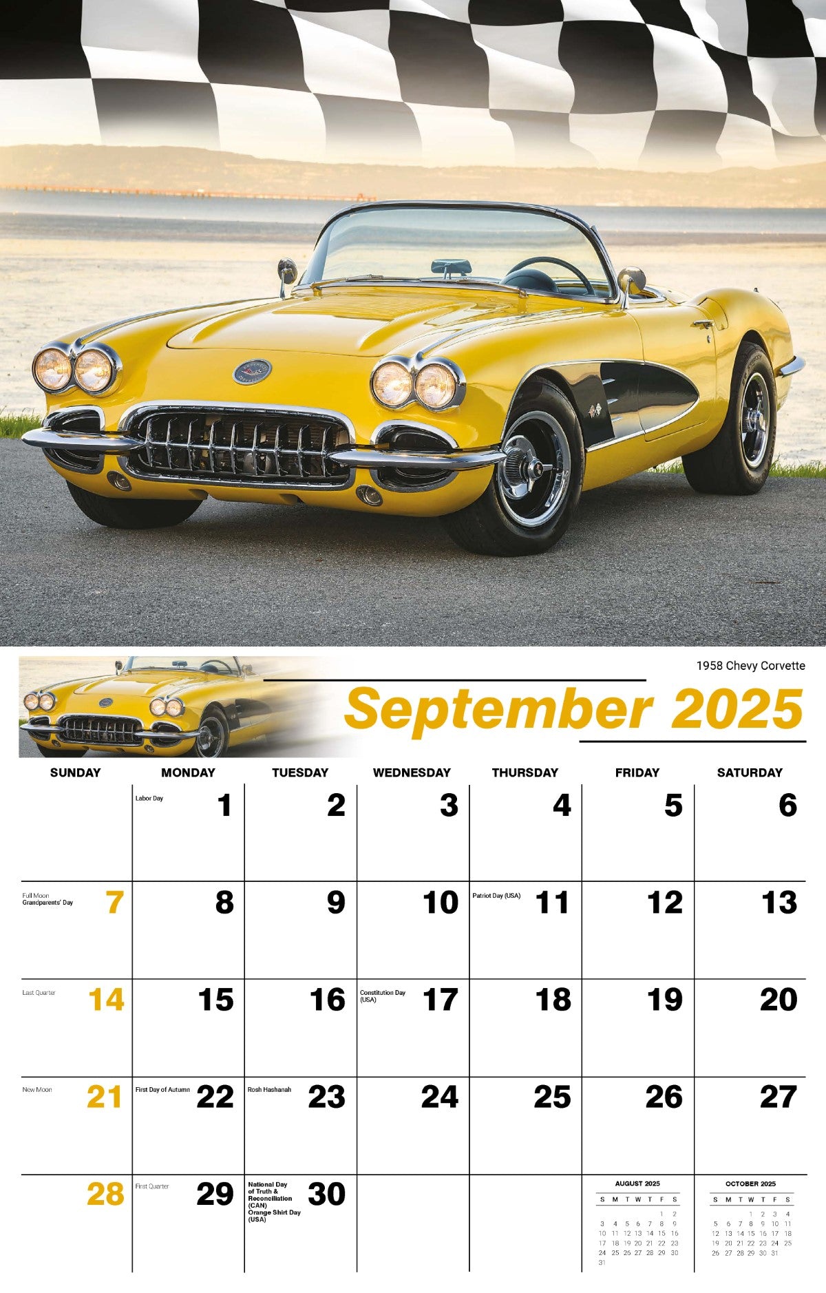Galleria Wall Calendar 2025 Road Warriors