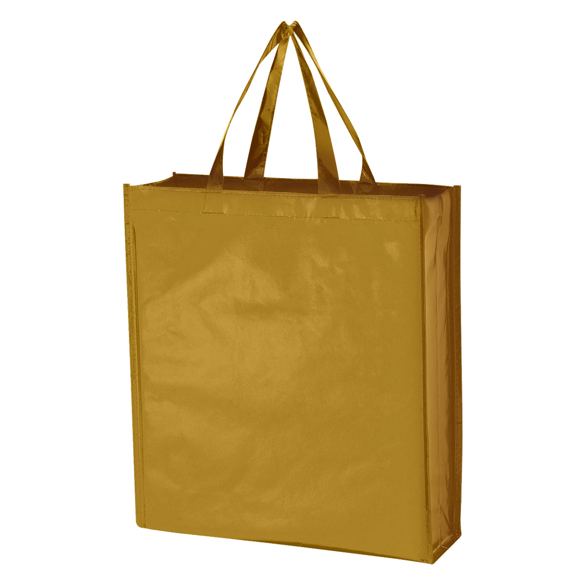 Metallic Non-woven Shopper Tote Bag