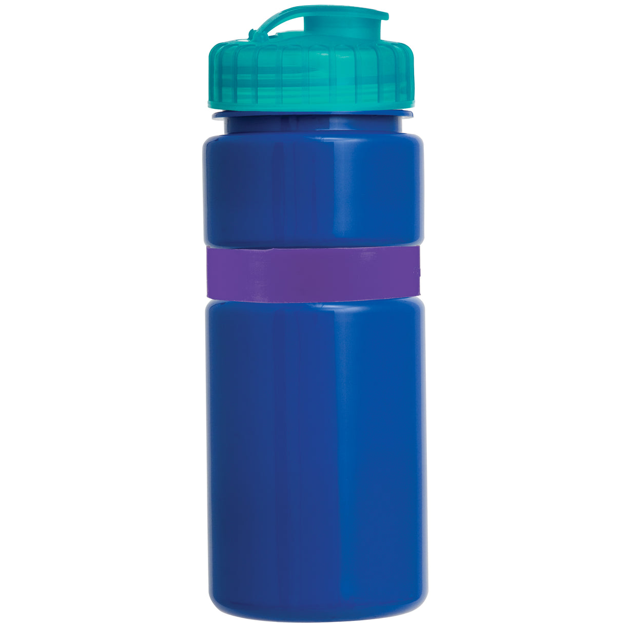 20 Oz. Sportster Bottle with Silicone Gripper Band w/ Push Pull Lid