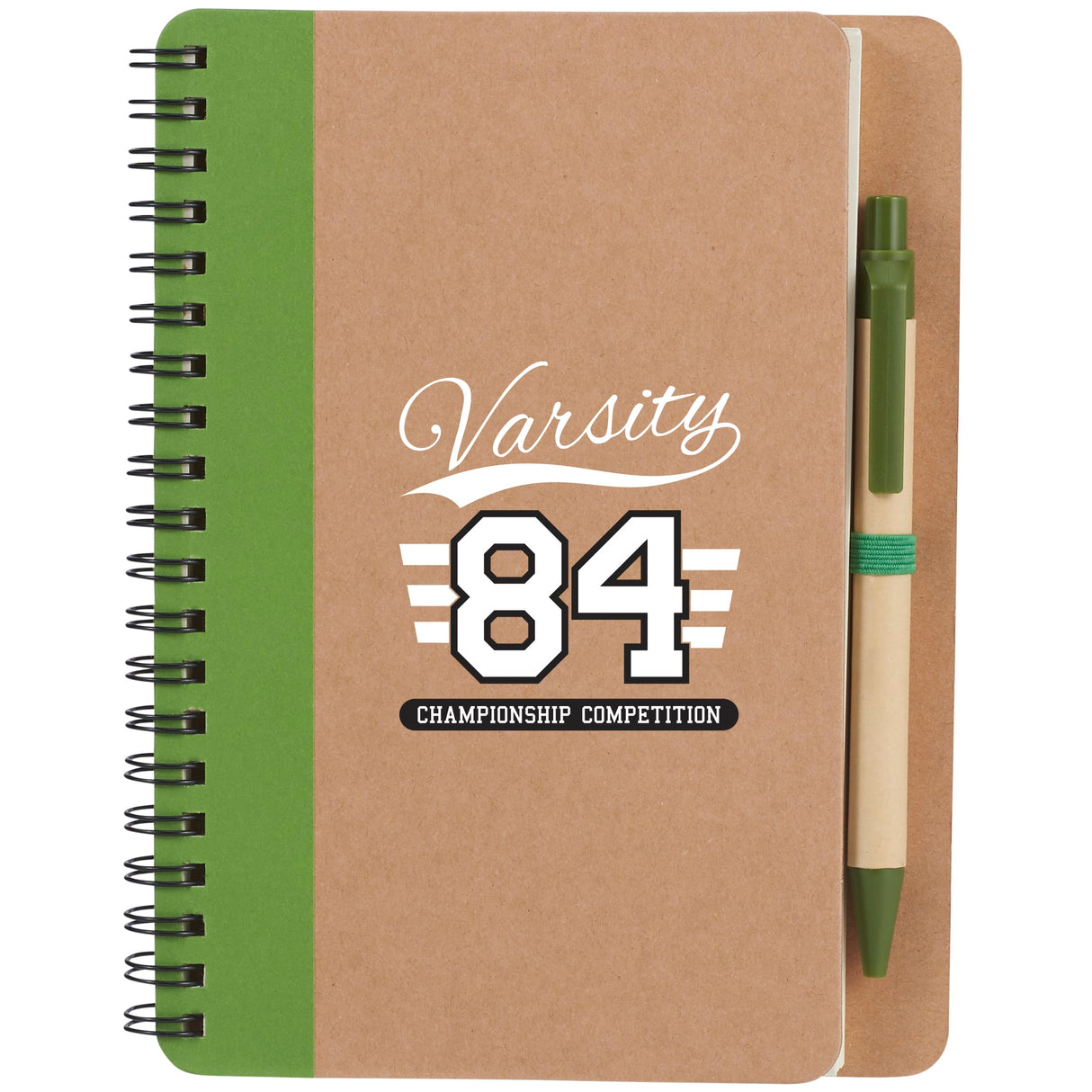 5" x 7" Eco Spiral Notebook with Pen