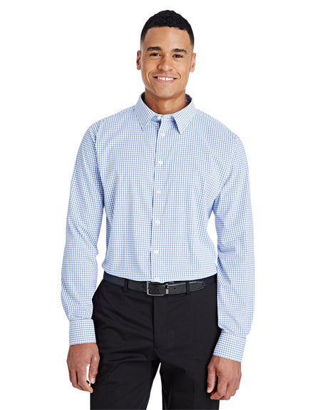 DEVON AND JONES CrownLux Performance® Men's Micro Windowpane Woven Shirt