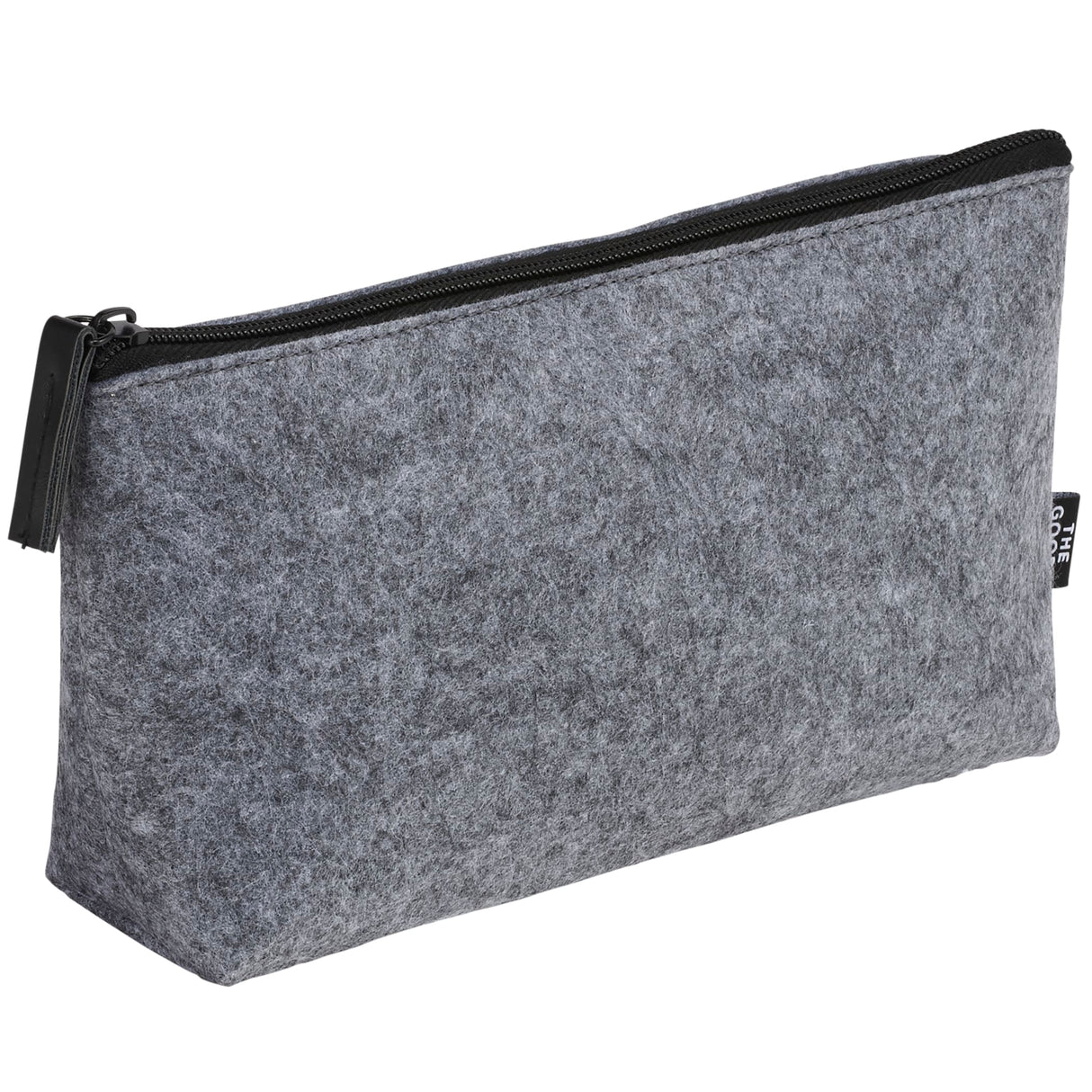000296 The Goods Recycled Felt Zippered Pouch