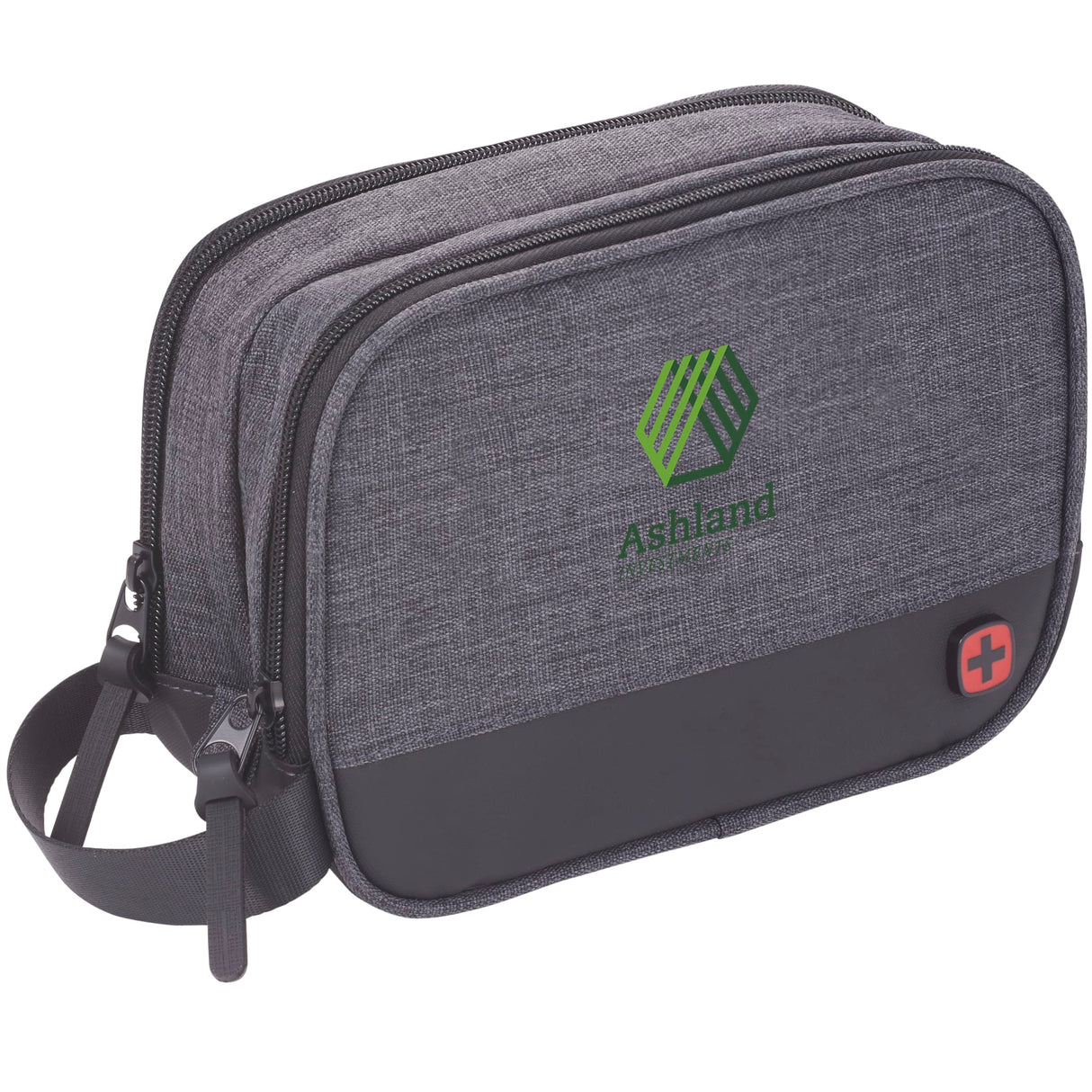 000387 Wenger RPET Dual Compartment Dopp Kit
