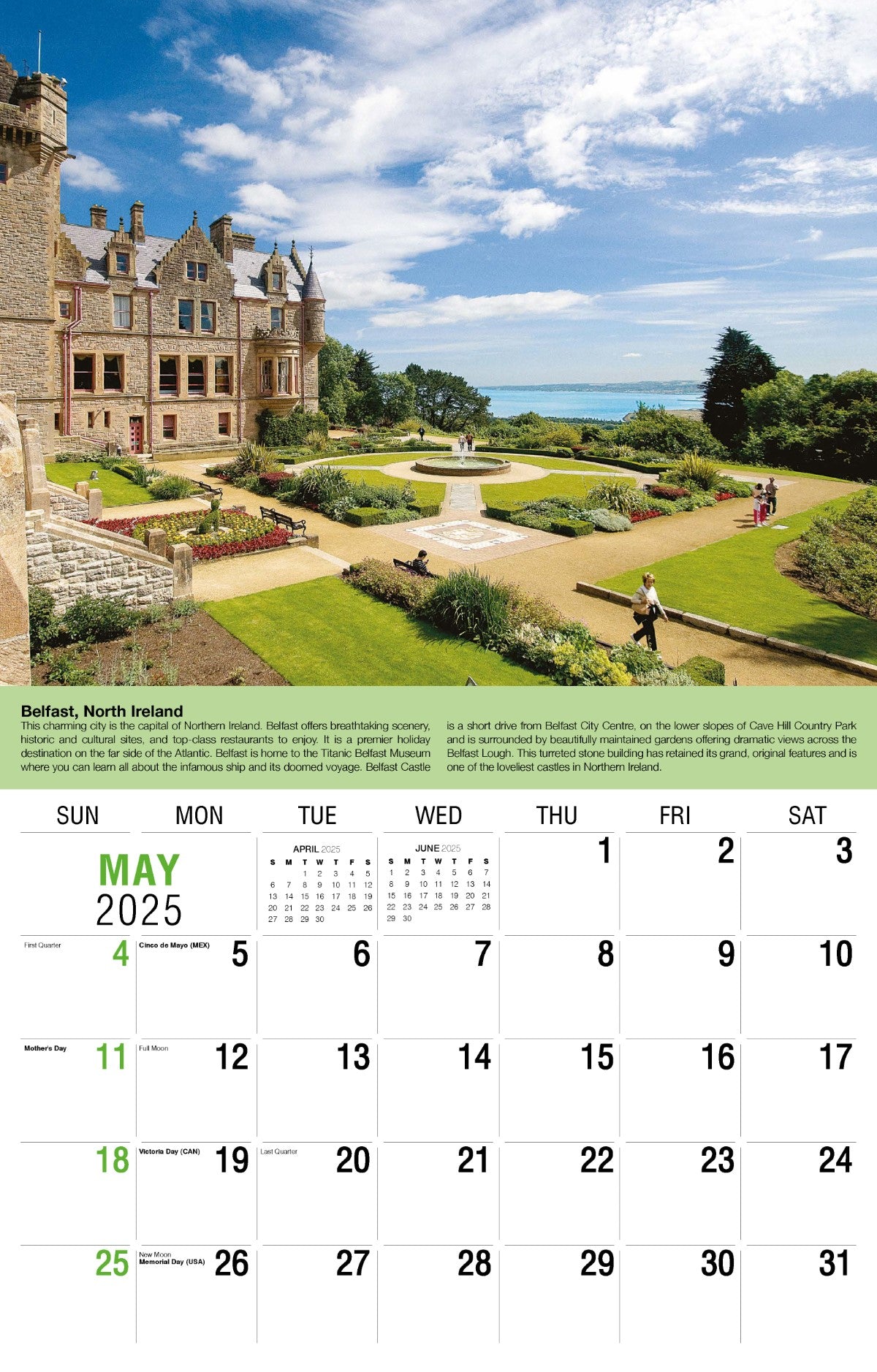 Galleria Wall Calendar 2025 World Travel