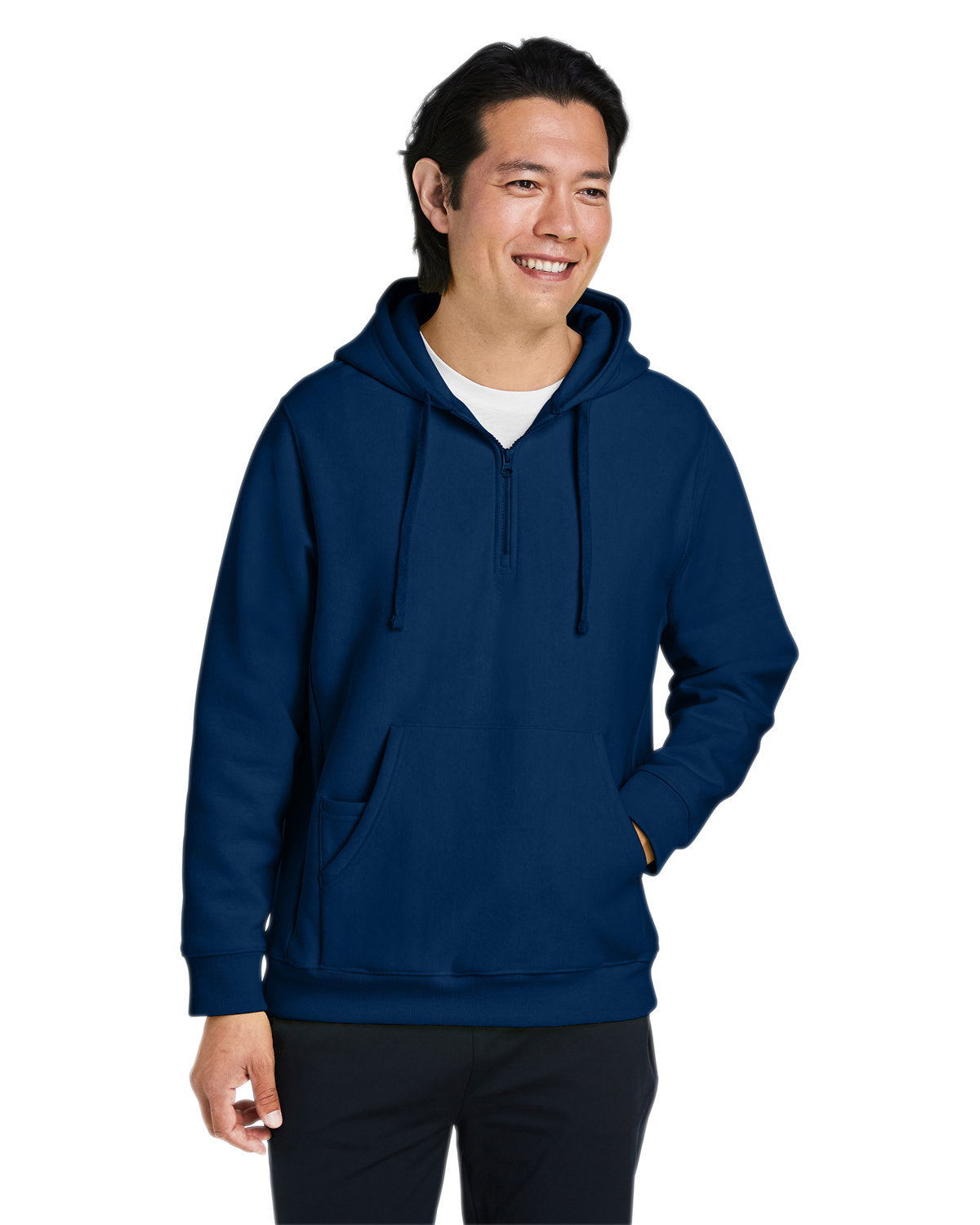 000239 Team 365 Unisex Zone HydroSport? Heavyweight Quarter-Zip Hooded Sweatshirt